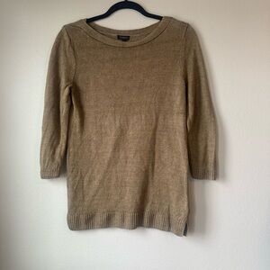 Talbots Linen Women's Tan Sweater